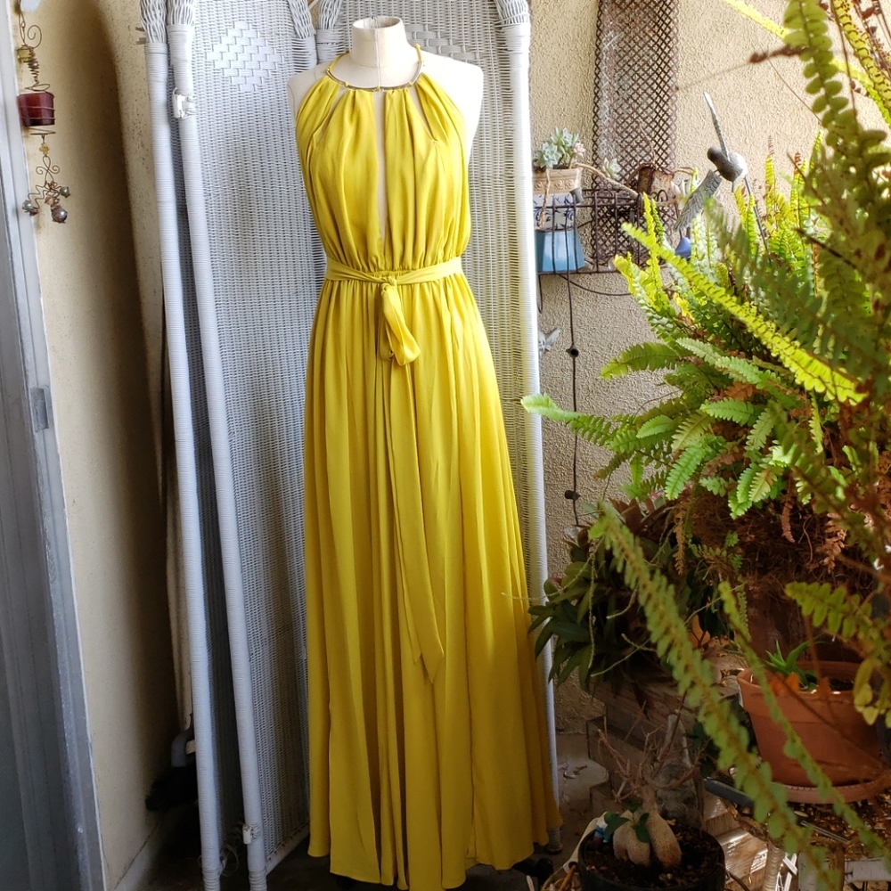 Maxi long halter dress